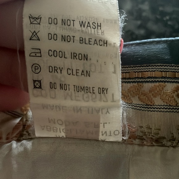 ❤️Moschino vintage lined tapestry mini skirt - Picture 5 of 8